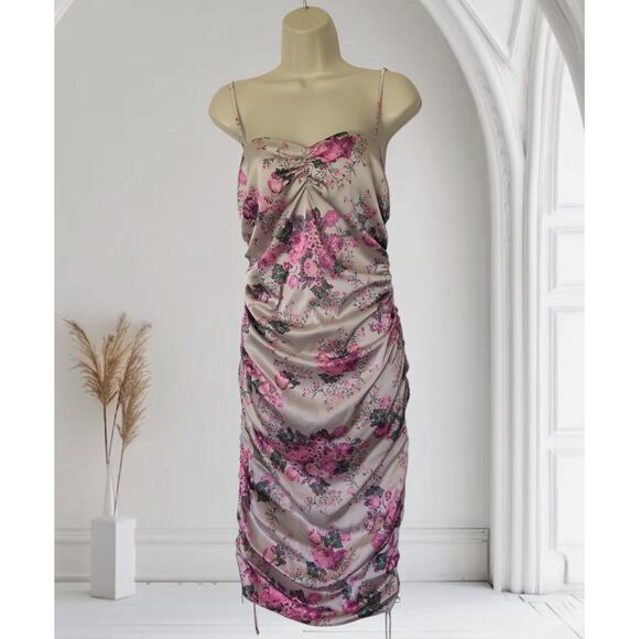 FOR LOVE & LEMONS Floral Y2K 90s Sexy Cottagecore Whymsical Dress Large - Picture 10 of 14